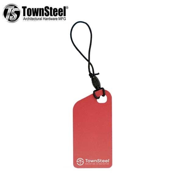 Townsteel TS, RFID T-Card, 56mm x 28mm, Red TNS-MIFARE1-S50-TS - main